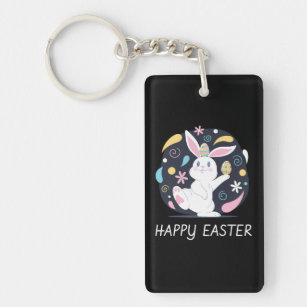  happy easter day-6 keychain