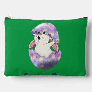 happy easter day accessory pouch