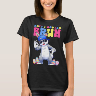 Happy easter day bunny 67 six seven bruh rabbit 67 T-Shirt