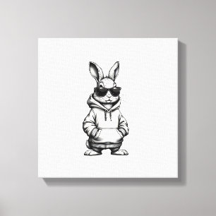 happy easter day bunny easter boys kids girls teen canvas print