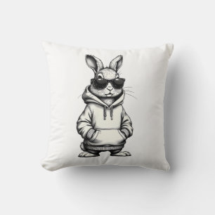 happy easter day bunny easter boys kids girls teen throw pillow