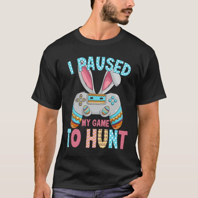 Happy Easter Day Bunny Egg Fun Teen Boys Men Kids  T-Shirt (Front)