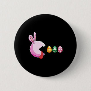 Happy Easter Day Bunny Egg Funny Boys Girls Kids E 2 Inch Round Button