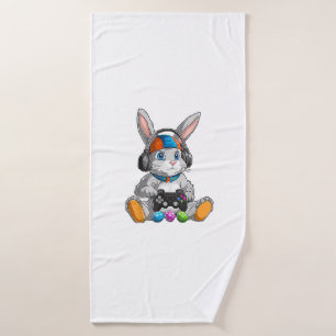Happy Easter Day Bunny Egg Funny Boys Girls Kids G Bath Towel
