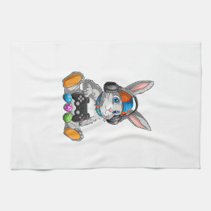 Happy Easter Day Bunny Egg Funny Boys Girls Kids G Kitchen Towel