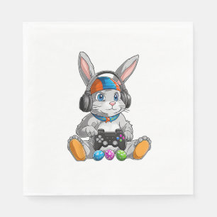 Happy Easter Day Bunny Egg Funny Boys Girls Kids G Napkin