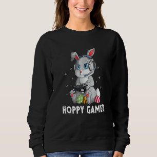 Happy Easter Day Bunny Egg Funny Boys Girls Kids G Sweatshirt
