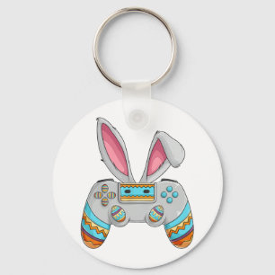 Happy Easter Day Bunny Egg Funny Teen Boys Men Keychain
