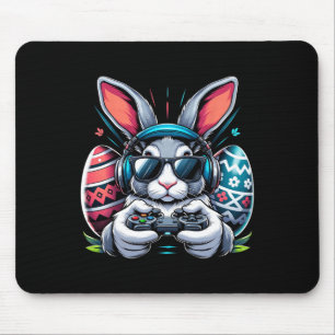 Happy Easter Day Bunny Egg Video Game Kids Mens Ga Mouse Pad