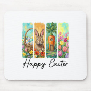 Happy Easter Day Bunny Eggs Sket Egg Hunt Funny Mouse Pad