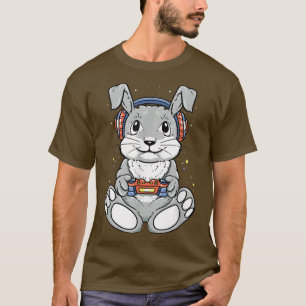 Happy Easter Day Bunny Funny Boys Girls Kids Gamer T-Shirt