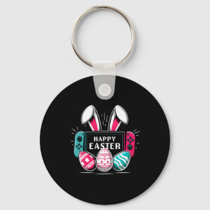 Happy Easter Day Bunny Gaming Video Games Boys Gir Keychain
