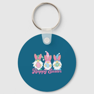 Happy Easter Day Bunny Gang Matching Family Rabbi Keychain