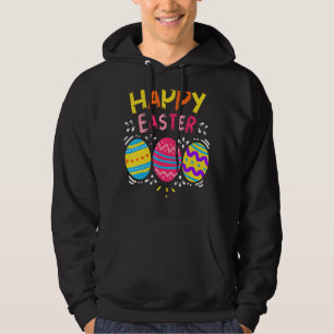 Happy Easter Day Colourful Egg Hunting Cute Hoodie