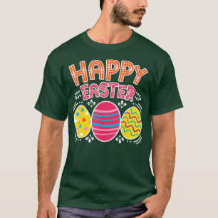 Happy Easter Day Colourful Egg Hunting for Men Wom T-Shirt