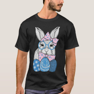 Happy Easter Day Cute Bunny Rabbit Face Tie Dye Gl T-Shirt