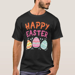 Happy Easter Day Cute Colourful Egg Hunting Women  T-Shirt