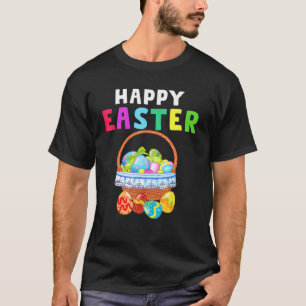 Happy Easter Day Cute Colourful Egg Hunting Women  T-Shirt