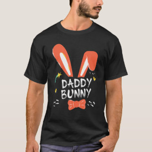 Happy Easter Day Cute Daddy Bunny Ears Costume Fam T-Shirt