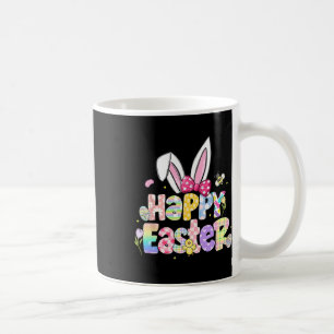 Happy Easter Day Cute Egg Bunny Celebrate Women Ki Coffee Mug