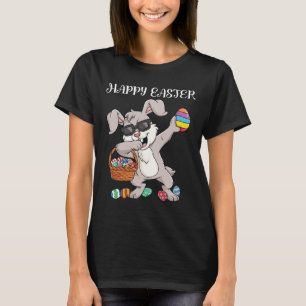 Happy Easter Day Dabbing Rabbit Eggs Toddler Boys  T-Shirt