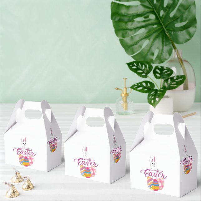 HAPPY EASTER DAY DESIGN FAVOR BOX (Multiple)