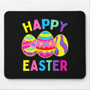 Happy Easter Day Egg Hunting Easter Bunny Mouse Pad