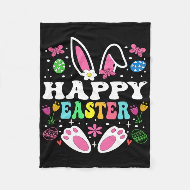 Happy Easter Day  Fleece Blanket (Front)