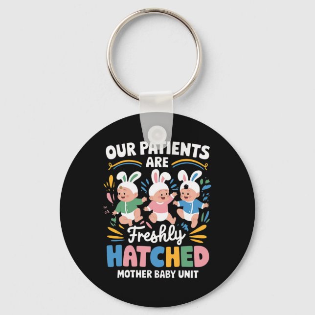 Happy Easter Day For By  Keychain (Front)