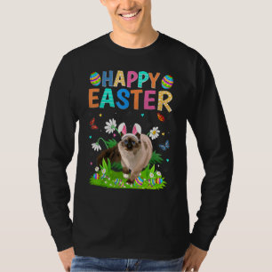 Happy Easter Day Funny Balinese Cat Easter Sunday T-Shirt
