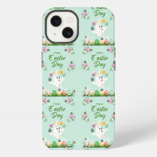 Happy Easter day- Funny Bunny And Eggs Easter      iPhone 13 Case