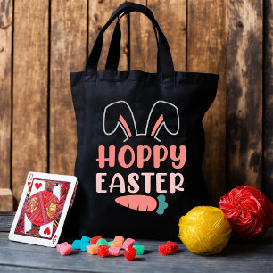 Happy Easter Day - Funny Bunny Cute Tote Bag