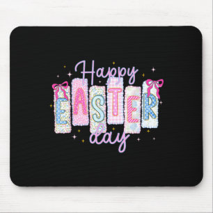 Happy Easter Day Funny Bunny Rabbit Lovers Eggs Co Mouse Pad