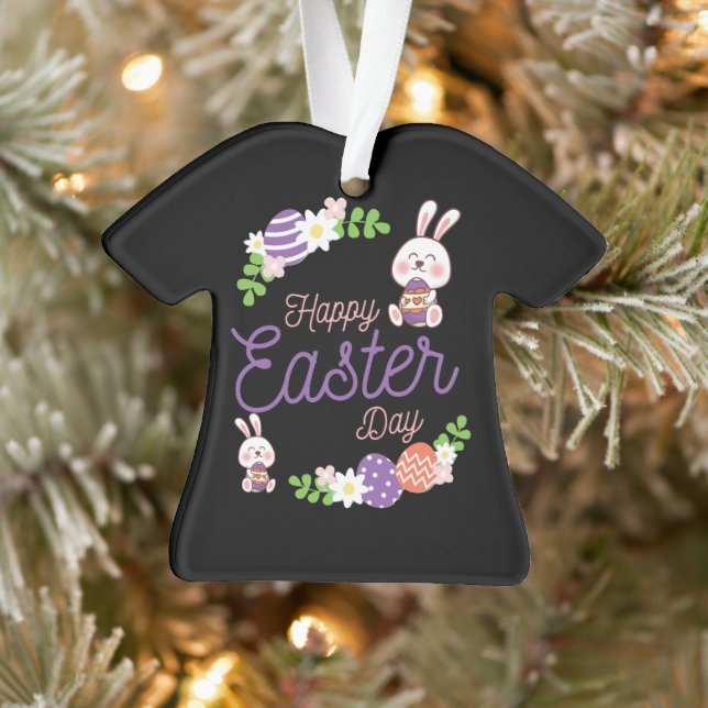 Happy Easter Day, Funny Easter Day Ornament (Tree)