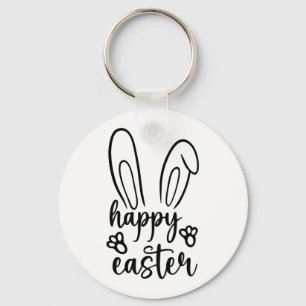 Happy Easter Day Funny Eggs Rabbit Funny T-shirt Keychain