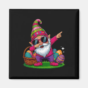 Happy Easter Day Gnome Hug Easter Eggs Women Girl  Magnet