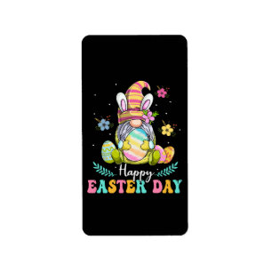 Happy Easter Day Label