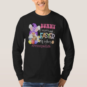 Happy Easter Day Principal Life Funny Bunny Gnome T-Shirt