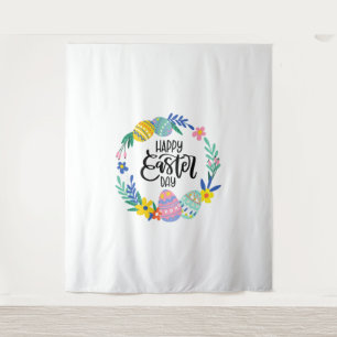 Happy easter day tapestry