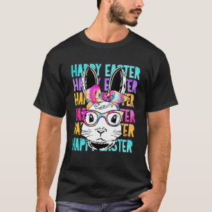 Happy Easter Day  Tie Dye Bunny Rabbit Eggs Huntin T-Shirt