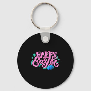 Happy Easter Day Women Girls Keychain