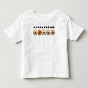 Happy Easter Decorative Eggs Toddler T-shirt