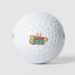 Happy Easter Design Golf Balls