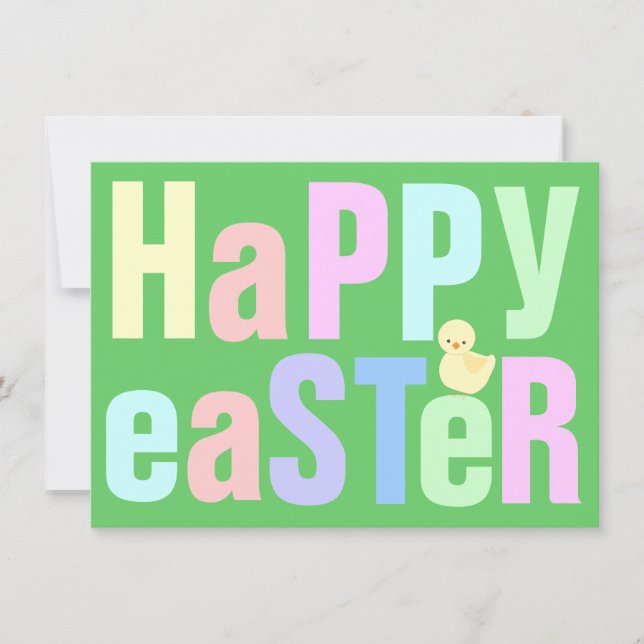 Happy Easter Dinner Invitation (Front)