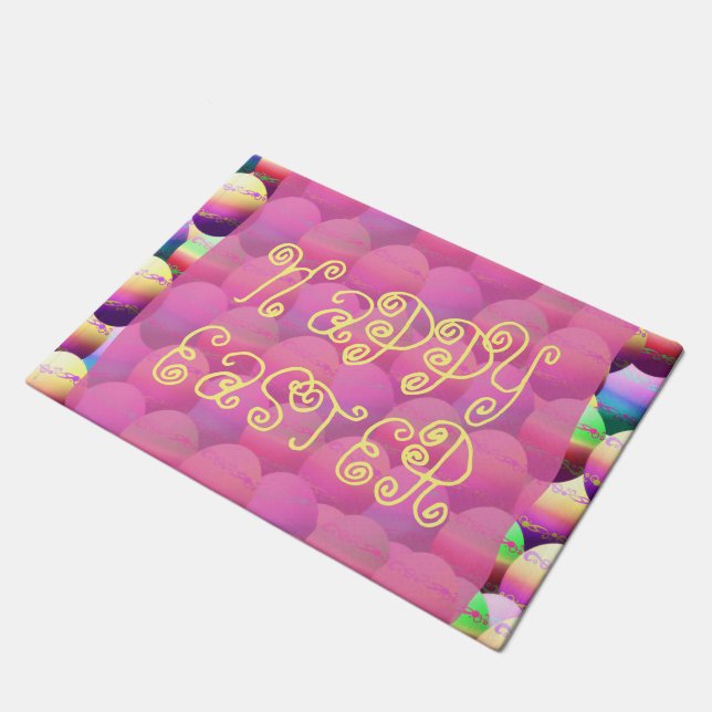 Happy Easter Doormat (Angled)