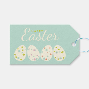 Happy Easter   Easter Eggs Gift Tags