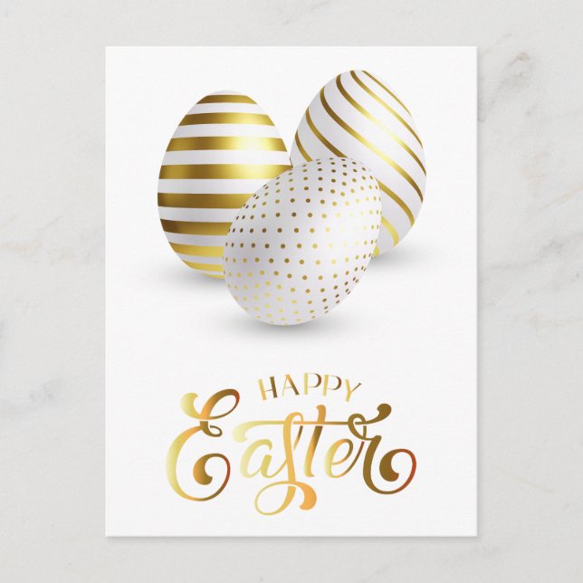 Happy Easter. Easter eggs.  Postcard (Front)