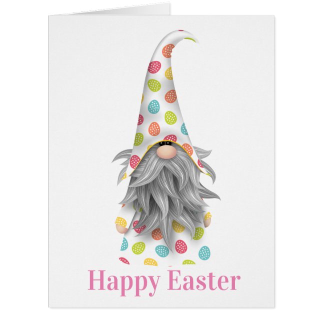 Happy Easter Easter Gnome Card (Front)