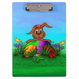 Happy Easter! Easter Rabbit Clipboard