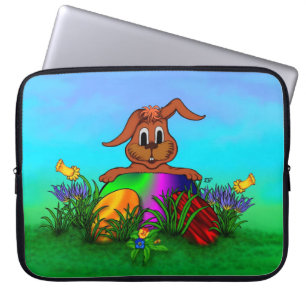 Happy Easter! Easter Rabbit Laptop Sleeve